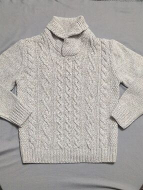 Immagini Men's Cable Knit Wool Sweater Size M